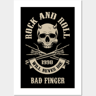 Never Die Finger Posters and Art